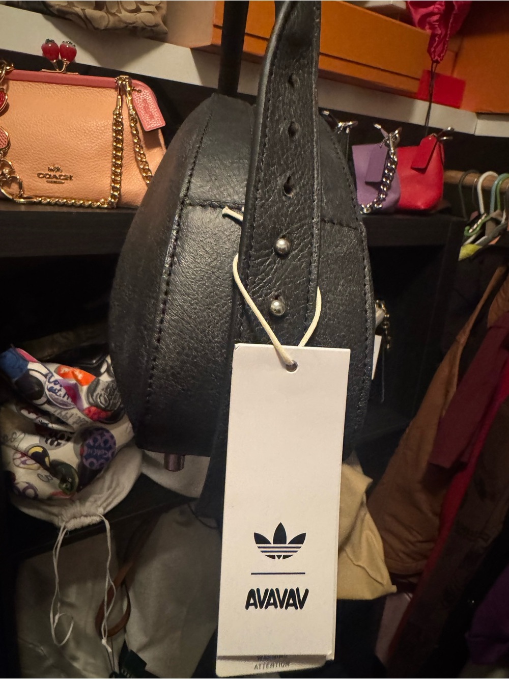 ADIDAS Avavav Leather Bag - Picture 4 of 6